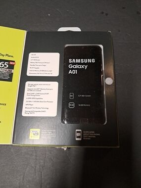 Samsung Galaxy A01 Smartphone in Black